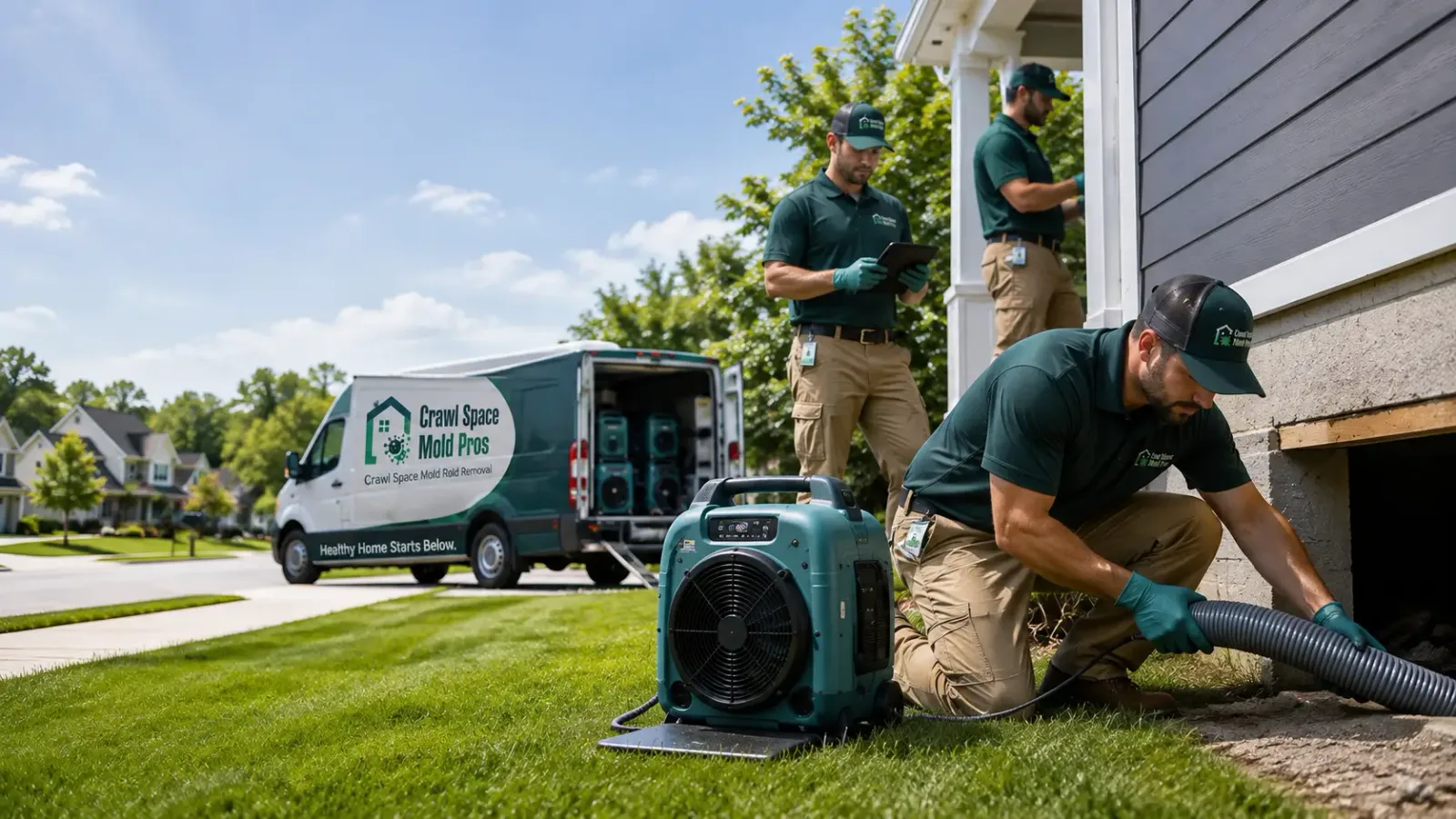 Crawl Space Mold Removal in Newport, VA